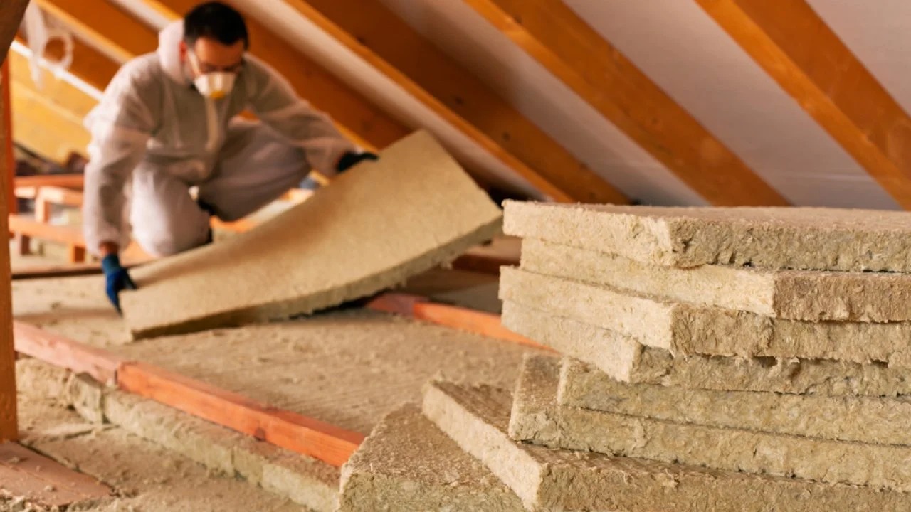 Professional attic insulation installation
